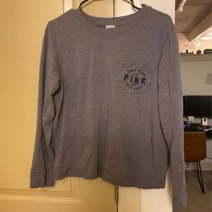 Gray Victoria Secret PINK sweatshirt